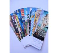 Segnalibri 30 pezzi progettati su carta 300gr con dipinti artistici famosi utili per segnare pagina e prendere appunti per studenti insegnati, lettori, idea Regalo per tutti eventi (Arte)