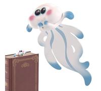 Segnalibri 3D | graziosi e creativi accessori di lettura 3D con effetto 3D | personaggi meduse e mantaroche, per casa, ufficio, scuola, aula, amanti dei libri, bambini, lettori