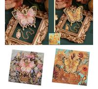 Segnalibri a farfalla vintage in metallo con ciondolo per libro segnalibro apprezzamento regalo per insegnanti amanti dei libri di lusso per uomini e donne
