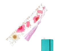 Segnalibri a fiori secchi | Segnalibri epossidici margherite Segnalibri a fiori secchi,Marchio di lettura creativo per bambini, donne, insegnanti e studenti, materiale di cancelleria esco