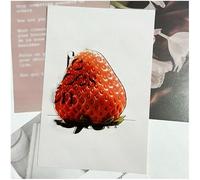 Segnalibri a forma di frutta, unici ed eleganti, carini, creativi, divertenti, in acrilico trasparente, per studenti che leggono libri e per gli amanti della fotografia (#5, 4 pezzi)