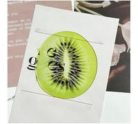 Segnalibri a forma di frutta, unici ed eleganti, carini, creativi, divertenti, in acrilico trasparente, per studenti che leggono libri e per gli amanti della fotografia (#7, 4 pezzi)