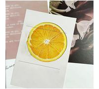 Segnalibri a forma di frutta, unici ed eleganti, carini, creativi, divertenti, in acrilico trasparente, per studenti che leggono libri e per gli amanti della fotografia (#4, 4 pezzi)