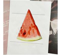 Segnalibri a forma di frutta, unici ed eleganti, carini, creativi, divertenti, in acrilico trasparente, per studenti che leggono libri e per gli amanti della fotografia (#6, 2 pezzi)