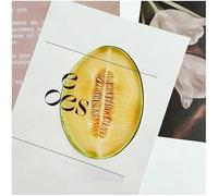 Segnalibri a forma di frutta, unici ed eleganti, carini, creativi, divertenti, in acrilico trasparente, per studenti che leggono libri e per gli amanti della fotografia (#8, 4 pezzi)