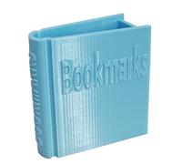 Segnalibri a forma di libro, per casa, ufficio, scrivania, segnalibro, ornamenti, regalo per amici, decorazione, regalo personalizzato, per segnalibro (blu)