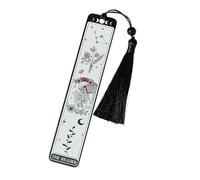 Segnalibri a tema tarocchi con catena Segnalibri in acciaio inossidabile con nappe per amanti dei libri Donne Uomini Natale Compleanno Tarocchi a tema Book Lover Regali