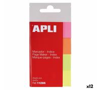 Segnalibri Apli Multicolore 160 fogli 50 x 20 mm [12 Unità]