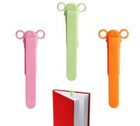 Segnalibri automatici in silicone, supporto per libri in silicone, clip laterali multifunzionali, segnalibri per scuola, area di lavoro, casa, libreria