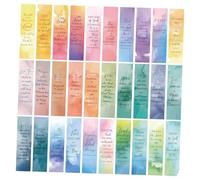 Segnalibri biblici ispiratori - Segnalibri religiosi per libri e bibbia | Set di 30 segnalibri cristiani decorativi, ideali per studi spirituali, regali di chiesa, orac