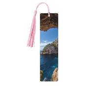 Segnalibri con nappe, con arco a Maiorca, in Spagna, in legno, per donne e uomini, fatto a mano, per gli amanti dei libri, segnapagine di lettura, etichette in legno, ornamenti, regalo di compleanno