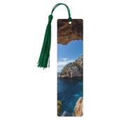 Segnalibri con nappe, con arco a Maiorca, in Spagna, in legno, per donne e uomini, fatto a mano, per gli amanti dei libri, segnapagine di lettura, etichette in legno, ornamenti, regalo di compleanno