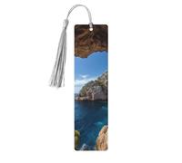 Segnalibri con nappe, con arco a Maiorca, in Spagna, in legno, per donne e uomini, fatto a mano, per gli amanti dei libri, segnapagine di lettura, etichette in legno, ornamenti, regalo di compleanno