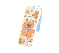 Segnalibri Creativi Pagine Animali Dei Cartoni Animati Lettura Adorabile Acrilico Con Nappe Segnapagina Capibara Dei Cartoni Animati Lettura In Acrilico