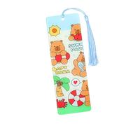 Segnalibri Creativi Pagine Animali Dei Cartoni Animati Lettura Adorabile Acrilico Con Nappe Segnapagina Capibara Dei Cartoni Animati Lettura In Acrilico