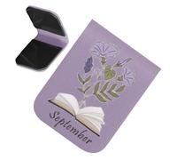 Segnalibri da donna - Clip da pagina retrò in pelle PU | Segnalibro magnetico | Accessorio per la pagina, stile vintage, organizzazione di studio, set da collezione di per lectu