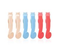 Segnalibri Di Lettura Multifunzionali Da 6 Pezzi, Segnalibri Automatici In Silicone, Segnalibri Di Lettura Per Bambini, Accessori Per Libri, Segnalibri Regalo Per Gli Amanti Dei Libri