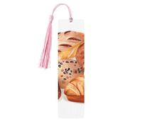 Segnalibri dipinti con nappe, segnalibro in legno per donne e uomini, segnalibro fatto a mano per gli amanti dei libri, segnalibri per pagine di lettura, etichette in legno, ornamenti regalo di