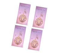 Segnalibri floreali a farfalla con catena per un apprendimento efficiente e organizzazione delle note, segnalibro colorato bronzante con catena Dream Butterfly Poesia Hollow Book Clip