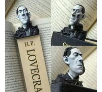 Segnalibri horror,Segnalibro di scultura a mezza lunghezza del film horror,Segnalibro in legno in resina ritratto fantasma per fan dei romanzi horror regalo (F)