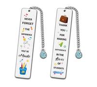 Segnalibri In Acciaio Inossidabile Da 2 Segnalibri A Catena Segnalibro In Metallo Divisore Per Pagine Libri Accessori La Lettura Regalo Accessorio La Lettura Degli Insegnanti