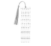 Segnalibri in legno con nappe, 5 pezzi, per insegnanti che leggono libri e amanti dei libri