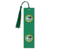 Segnalibri in legno con stampa di bandiera di Washington, 5 segnalibri in legno con nappe, regali per uomini e donne