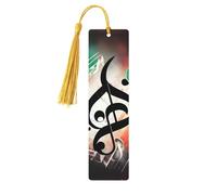 Segnalibri in legno con stampa di note musicali bellissimi accessori per notebook per uomini donne amanti dei libri