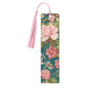 Segnalibri in legno con stampa floreale con fiori bellissimi accessori per notebook per uomini donne amanti dei libri