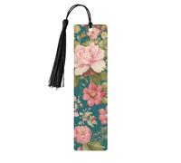 Segnalibri in legno con stampa floreale con fiori bellissimi accessori per notebook per uomini donne amanti dei libri