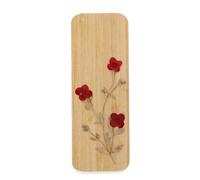 Segnalibri in legno fatti a mano con fiori secchi, segnalibro in legno, divisorio, segnalibro per la lettura, per amanti dei libri, studenti, fiori secchi per bambini