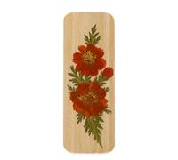 Segnalibri in legno fatti a mano con fiori secchi, segnalibro in legno, divisorio, segnalibro per la lettura, per amanti dei libri, studenti, fiori secchi per bambini