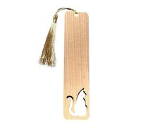 Segnalibri in legno - Simpatico segnalibro in legno a tema animale domestico, leggero e resistente ai graffi, forniture per ufficio per eventi letterari biblioteca uso diario accessorio