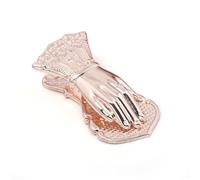Segnalibri in metallo a forma di mano Clip di carta decorativa Scrapbooking Pagina per la lettura di diario pittura Segnalibri da collezione