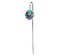 Segnalibri in metallo a forma di pesce tropicale con stella marina, regalo unico, per amanti dei libri, scrittori, lettori, uomini, donne