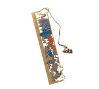 Segnalibri in metallo con ciondolo a catena Segnalibri a fiore cavo Divisore Pagina di apprezzamento regalo per insegnante amante dei libri Accessori da lettura