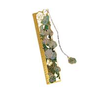 Segnalibri in metallo con ciondolo a forma di fiore cavo, divisore per pagine di libri, regalo di apprezzamento per insegnanti, amanti dei libri