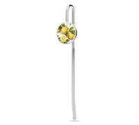 Segnalibri in metallo con frutta e limone, regalo unico, per amanti dei libri, scrittori, lettori, uomini, donne