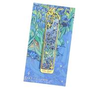 Segnalibri in metallo vintage in metallo scavato regalo di apprezzamento per gli amanti dei libri, lettori, scrittori, insegnanti, pittura a olio