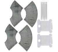 Segnalibri in pelle con angolo pagina Realizzati a mano in stile vintage Artigianato di cucito fai-da-te Segnalibri in pelle conciata al vegetale per appassionati di lettura e