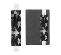 Segnalibri in pelle monocromatica Phantom, segnalibri regolabili per diario, perfetti come regalo di Natale o per il rientro a scuola