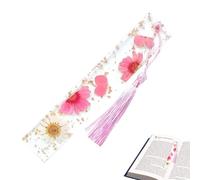 Segnalibri in resina - Segnalibri epossidici margherite Segnalibri a fiori secchi,Bellissimi regali floreali per gli amanti dei libri artigianali per aumentare l'interesse per la lettura