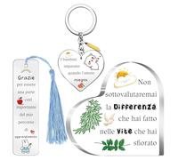Segnalibri Insegnante Regalo Apprezza Maestro Segnalibro Felice Giornata degli Insegnanti Professore Compleanno Pensionamento Docente Laurea Ritorno A Scuola Stagione Natale Ricordi (Grazie per)