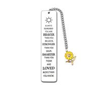 Segnalibri ispiratori per ragazze donne Always Remember You are Braver Segnalibro per collega, figlia, lettore di libri, amanti regali per topi di biblioteca, incoraggiamento, regalo per nipote