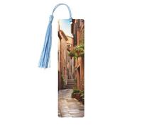 Segnalibri italiani con nappe, segnalibro in legno per donne e uomini, fatto a mano, per gli amanti dei libri, segnapagine di lettura, etichette in legno, ornamenti regalo di compleanno per insegnanti