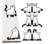 Segnalibri magnetici | 10 pezzi da lettura per gatti neri, segnalibri magnetici per donne, per bambini, insegnanti, lettori, casa cristiana, scuola, aula e