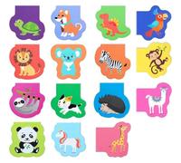 Segnalibri Magnetici Animali, 15pcs Bambini Segnalibro, Segnapagina Lettura Idee Regalo Compleanno Bomboniere Laurea Regalo Maestra Insegnanti