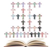 Segnalibri Magnetici Cristiani - 96 Pezzi Motivo Floreale Religioso,Marcatore Religiosi per Quaderni | per Scuola Preghiera Educazione Chiesa Lettura Casa Devozione Studio Adorazione Meditazione