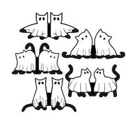 Segnalibri Magnetici,Dieci Pezzi Lettura Gatto Nero - Marcapagine Con Magnete E Segnalibro - Per Bambini Insegnanti Lettori Cristiani Scuola Domestica Aula Festa Di Compleanno