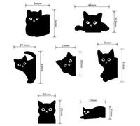 Segnalibri Magnetici Gatti | 14 Segnalibri a Forma di Gatto - Clip Magnetiche Per Libri | per Scuola Ufficio Viaggio Biblioteca Domestica